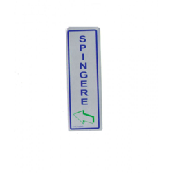 Spingere Pvc Argento Cm 15x5 - SAFETY en oferta