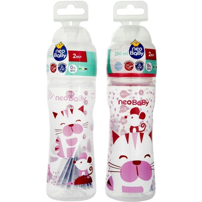 Biberon In Plastica 250Ml 84369 Neobaby