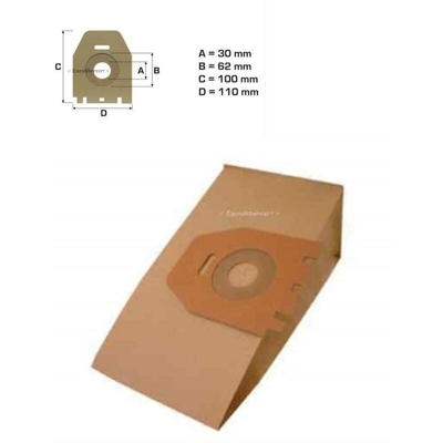 Ricel Sud - 5 SACCHETTI ASPIRAPOLVERE IMETEC ENERGY NO ORIGINALE IT 60