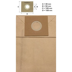 8 Sacchetti Aspirapolvere Imetec Eco 3 G 7701 8931 Kennex Cj021 - Df 1600 Dl 10 - RICEL SUD en oferta