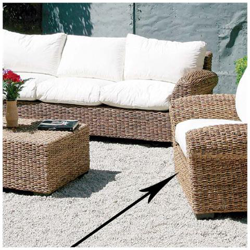 Poltrona in fibra natuarale da arredo giardino per esterno precio