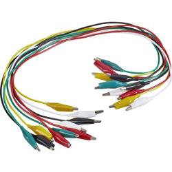 VOLTCRAFT KS-540/0.5 KIT puntali [Morsetto a coccodrillo - Morsetto a coccodrillo] 0.54 m Nero, Rosso, Giallo, Verde, B características