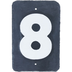 PrimeMatik - Numero 8 a bordo di 180x120mm marcatura en oferta