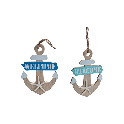 Decorazione pensile Legno (21 x 1,5 x 28 cm) - GIFT DECOR