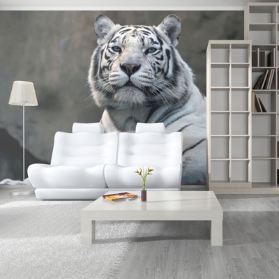 Fotomurale Tigre bengala allo zoo cm 2 cm 250x193 Artgeist