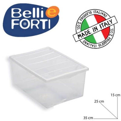 STORAGE BOX SPRING S NEUTRO CM.35X25X15h - BIGHOUSE IT