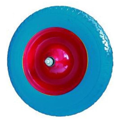 Ruota In Schiuma Di Ricambio Per Carriola Vigor Cuscinetto Perno 17 - VIGOR-BLINKY