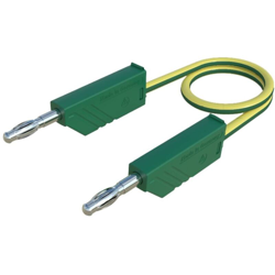 SKS Hirschmann CO MLN 50/2,5 Cavo di misura [Spina a banana 4 mm - Spina a banana 4 mm] 0.50 m Giallo, Verde características