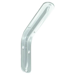 Mensola Acciaio Nervato Art. 2522 Bianca Cm. 25 10 Pezzi - FERRAMENTA MARTINA características