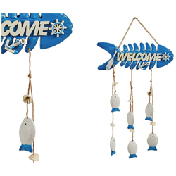 Decorazione pensile poliresina (1 x 40 x 28 cm) Pesce - CLICCANDOSHOP en oferta