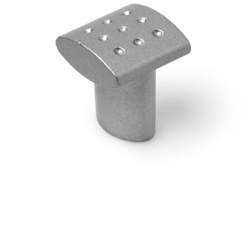 Pomolo in stile contemporaneo, Zama, Alluminio-Bianco, 20 mm di diametro. Marchio REI precio