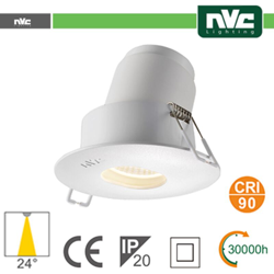 NVC - faro direzionabile led 220-240 volt 24° 9 watt A+ CE IP20 bianco bianco caldo no lif nv39d9w3k24 características