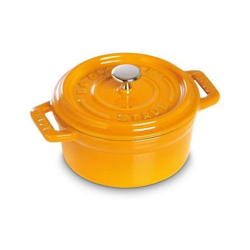 Cocotte rotonda 22 cm 2,6 l antigraffio color senape precio