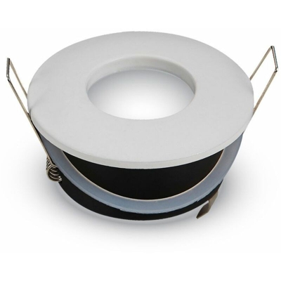 Portafaretto LED V-TAC da Incasso Rotondo GU10 e GU5.3 (MR16) Colore Bianco IP54