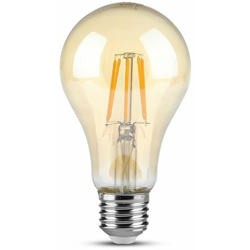 Lampadina LED V-TAC E27 4W A60 Filamento Ambrato 2200K en oferta
