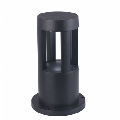 V-TAC VT-830 lampada led da giardino 10W fissaggio a terra 25cm nero IP65 bianco caldo 3000K - SKU 8322