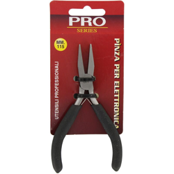Mini pinza per elettricisti a becchi piatti lunghezza 11,5 cm art. 201 serie pro - IDROWEB en oferta