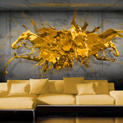 Fotomurale Yellow Splash cm 250x175 Artgeist precio