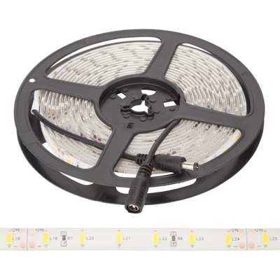 Striscia Led 300 LEDs 70W SMD5630 24VDC IP65 x 5M | Verde (GR-RDT5630-60-24-IP65-CW) - GREENICE