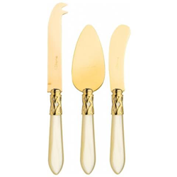 Confezione 3 Pz. Formaggio ''''aladdin'''' Avorio (placcata Oro 24 Kt) precio