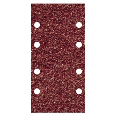 Carta Abrasiva Velcro per Levigatrice Orbitale Fogli Strisce 96x185 Wolfcraft - Grana: 40