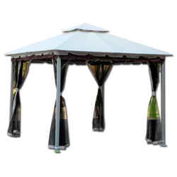 Gazedo per Arredo Giardino Modello Smeralda Struttura Acciaio 300x300x270 cm características