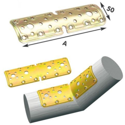 Piastra Tonda X Piegat.Trop.Art.902 Mm.50X160 - ALDEGHI LUIGI en oferta