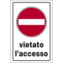 Cartello 20x30cm proprietà privata vietato l'accesso - STAMPLAST características