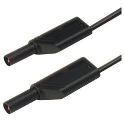 SKS Hirschmann MLS SIL WS 100/1 Puntali di sicurezza [Spina a banana 4 mm - Spina a banana 4 mm] 1.00 m Nero en oferta