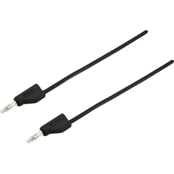 VOLTCRAFT MSB-300 Cavo di misura [Spina a banana 4 mm - Spina a banana 4 mm] 0.75 m Nero en oferta