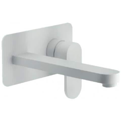 Miscelatore Parete Lavabo Bocca Lunga Up Up94198/1wm Bianco Opaco