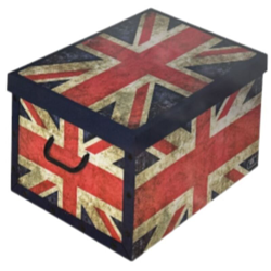 Scatola con maniglie fantasia Domopak - DOMOLIVING precio