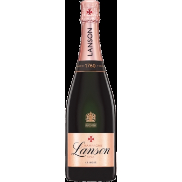 CHAMPAGNE LANSON ROSE LABEL