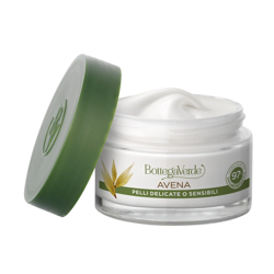 AVENA - Crema facial para pieles delicadas o sensibles con leche de Avena de Tenuta Massaini (50 ml) - hidratante, nutritiva y lenitiva en oferta