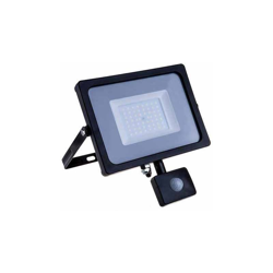 V-TAC PRO VT-20-S faro led 20W ultra slim nero con sensore PIR bianco caldo 3000K IP65 - SKU 451 características