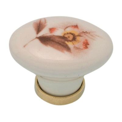 Idroweb - Pomolo pomello per mobili in ceramica 24 x 34 x 25h mm 25 pezzi art. F13