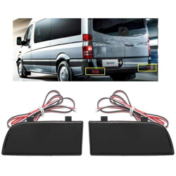 Kit 2 Fanali Posteriori A Led Nero Fume Per Mercedes Benz Sprinter Viano Sostituzione Riflettore Catarifrangente Originale - CARALL en oferta