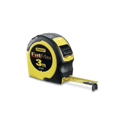 Flessometro Fatmax Stanley - Lunghezza: 3 mt - LARGHEZZA 16 mm