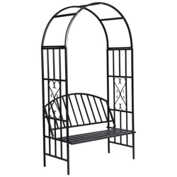 Arco Rose E Rampicanti Con Panchina Da Giardino Modello 2014 en oferta