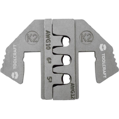 TOOLCRAFT PLE-0K2 Matrici di crimpaggio Matrice di crimpaggio per K2 di Deutsch Adatto per marchio: TOOLCRAFT PZ-500