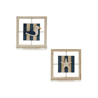 Gift Decor - Quadro Legno 3 (25 x 25 x 3 cm)