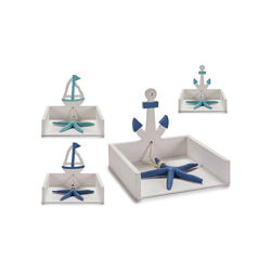 Gift Decor - Portatovagliolo Legno (18 x 15 x 18 cm) precio