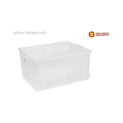 Giganplast - CESTA SOVRAPP.TRASP.45X35X25 LT. 30 2600M3 precio