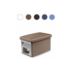 Box Elegance Multiuso Blu Navy 19X29 h 16 Stefanpl - STEFANPLAST precio