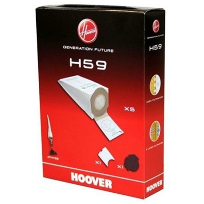 Eurostore07 - 5 SACCHETTI ASPIRAPOLVERE ORIGINALI PER TUTTI I MODELLI HOOVER ATHIS H 59