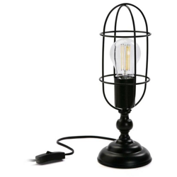 Lampada da Tavolo Thomas Black Metallo (12 x 35 x 12 cm) - CLICCANDOSHOP precio