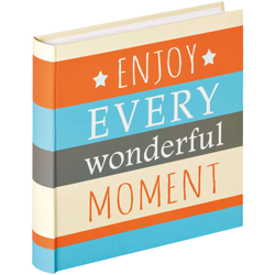 Album Fotografico Moments 30x30 cm Arancione 100 Pagine - Walther Design en oferta
