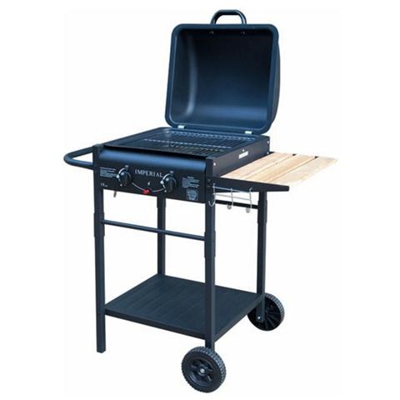 Barbecue gas Pietra Lavica con Griglia Cromata