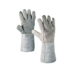 Guanto Saldatore, Cuoio Granuloso Cuoio / Spaccato Combinata / Pelle Bovina Con Protezione Del Polso A Coste, Formato: 10 (A 12) - FP en oferta