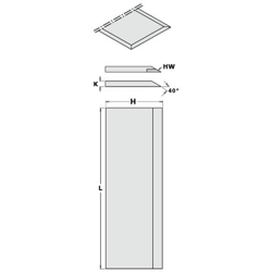 Set Di 2 Coltelli Per Pialla 530x30x3mm Hw 792.532.30 en oferta